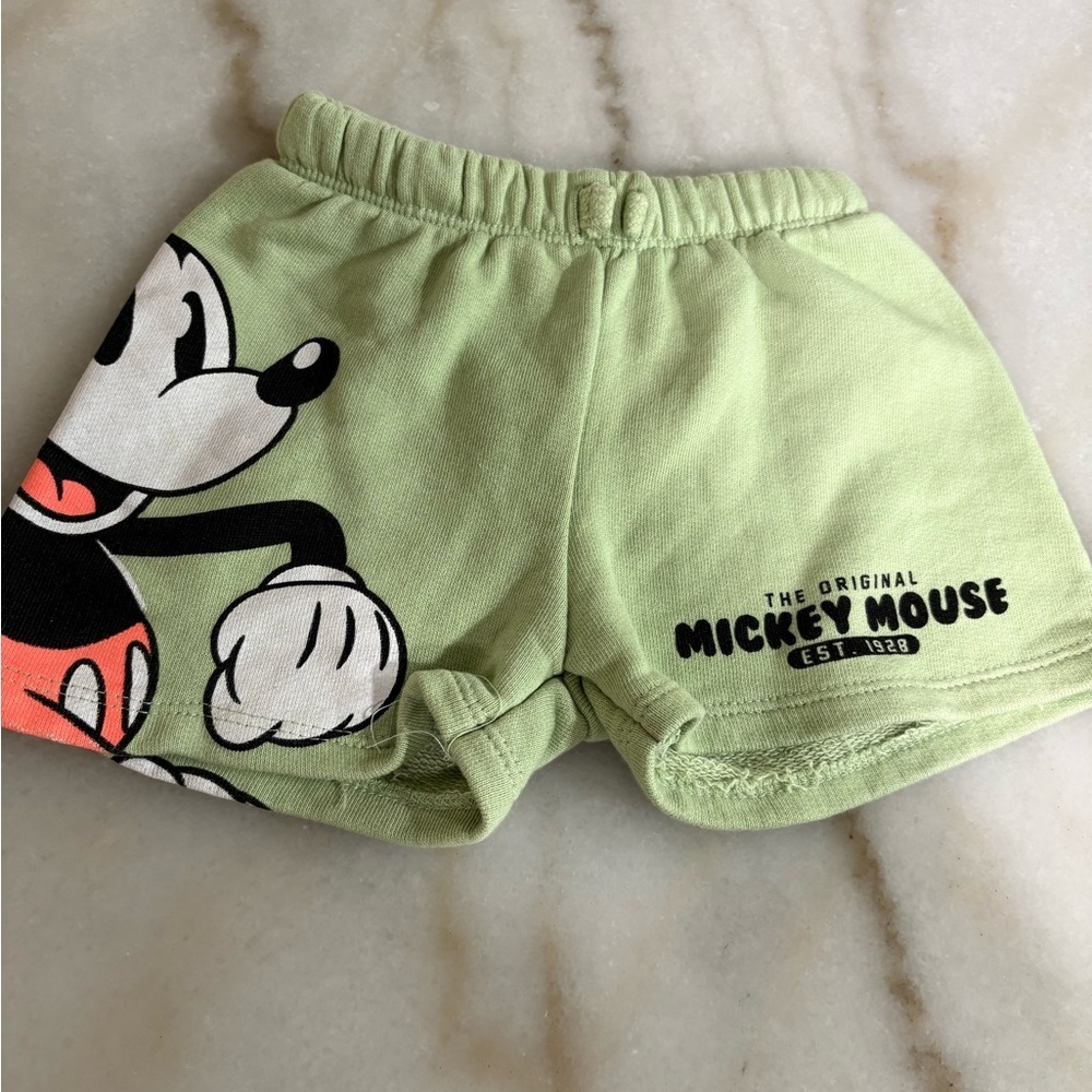 ZAR BABY Mickey Mouse Shorts Size1-2Y - Picture 1 of 5